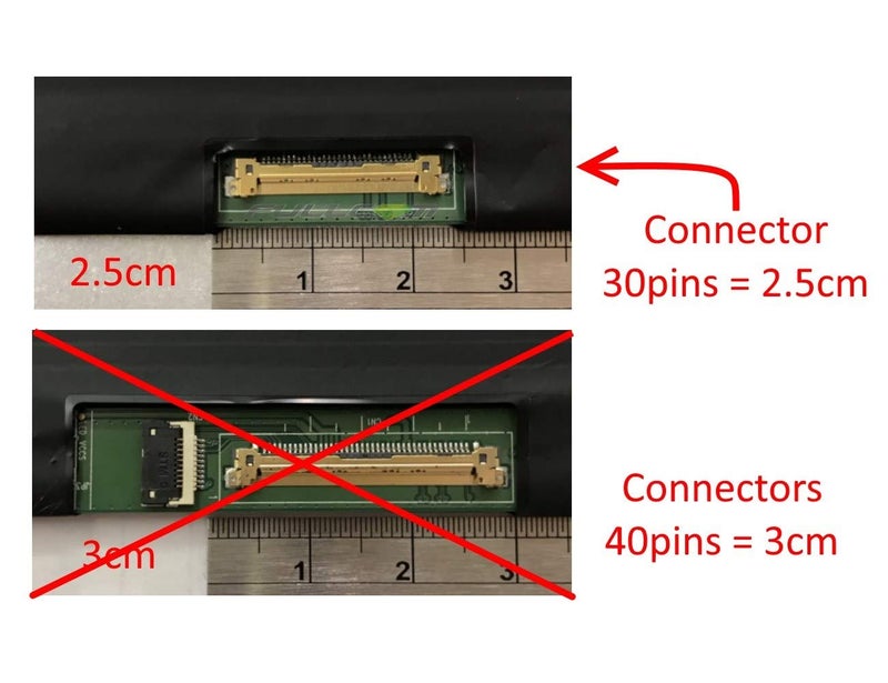 Fullcom New 14.0 inches Screen Compatible with Elitebook 14 840 G3, Envy 14t-u200 Also fit LP140WF6(SP)(D3),LP140WF1(SP)(B1), LP140WF1(SP)(K1) Replacement Screen - Image 4